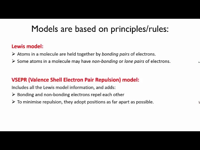 Models are based on principles | Intermolecular forces | meriSTEM