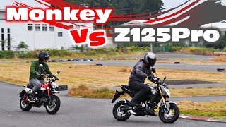 【ミニモト対決 試乗インプレ】バイク王TV ～モンキー125・Z125 PRO ～