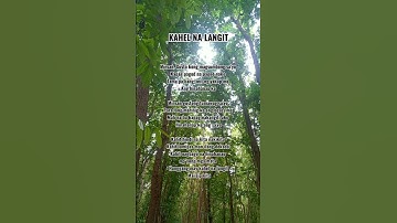 Thumbnail of KAHEL NA LANGIT -MAKI (LYRICS) #quotes #song