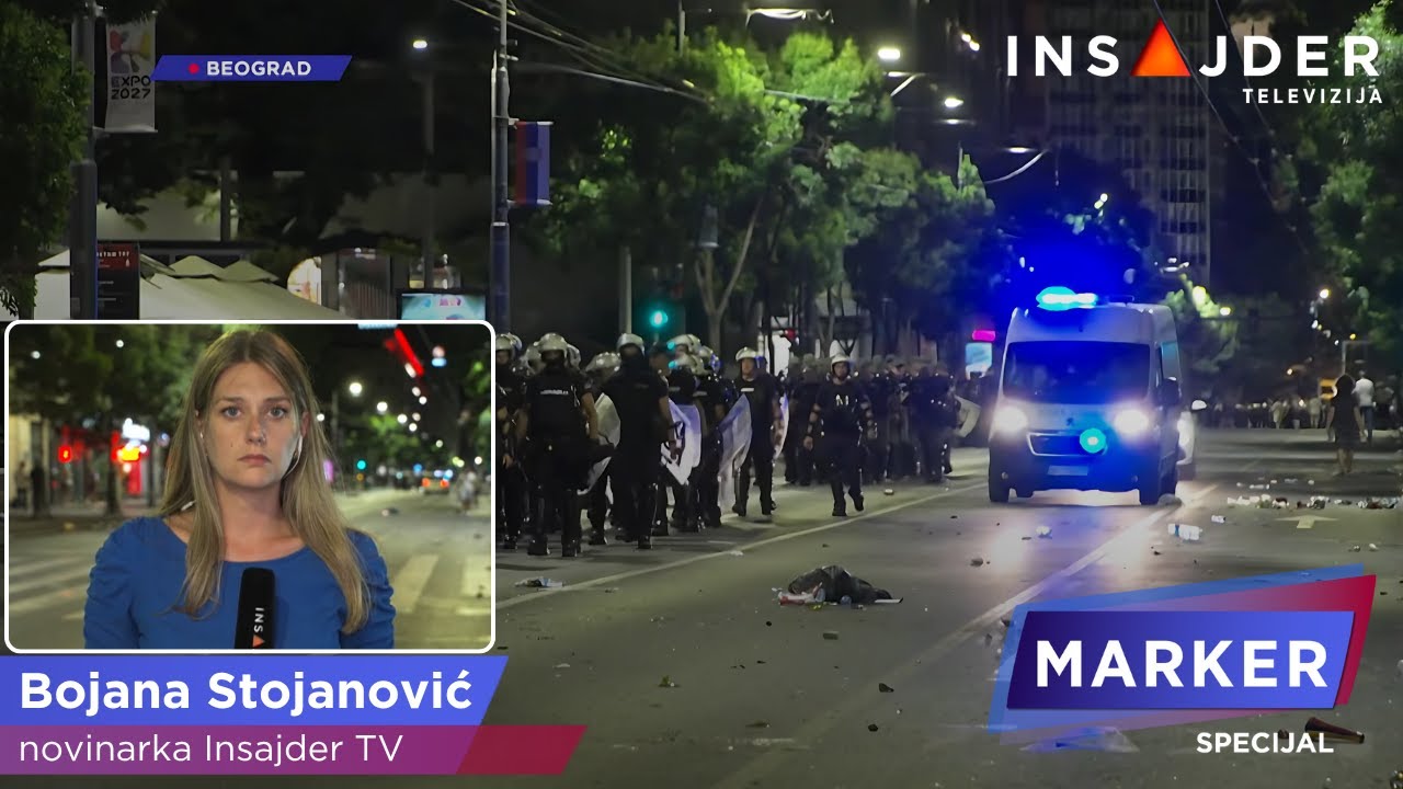 Situacija na Slaviji mirna, kordon policije se povukao