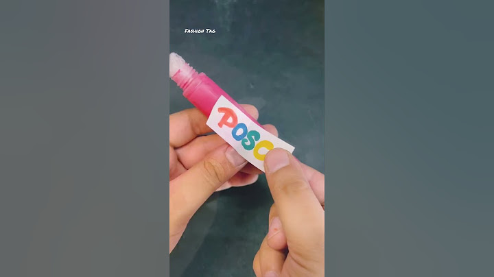 OMG I tried making Jumbo Pink POSCA Marker! 😱🤓 #shorts