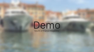 South of France Magazine Website Demo screenshot 1