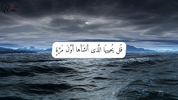 (أَوَلَم يَرَ الإِنسٰنُ أَنّا خَلَقنٰهُ مِن نُطفَةٍ فَإِذا هُوَ خَصيمٌ مُبينٌ ) آيات من سورة يسٓ