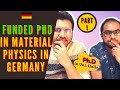 Paid PhD in Germany for International students | Uni. Halle | Paid PhD