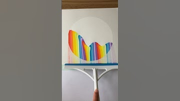 Scrape Art Paintings #acrylicpainting #shorts #painting