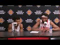 Jamal Mashburn Jr & Morris Udeze Postgame - UNM vs. Utah Valley (3/15/2023)