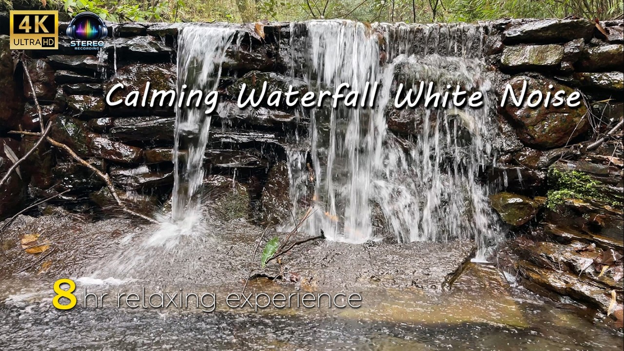 Water Flow for Sleep, Water White Noise, Waterfall Sounds | 流水助眠，流水白噪音，瀑布声音#waterfall #asmr