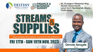 Streams and Supplies || (Evening Session Day 2) Finance and Business Summit || 18/11/2023