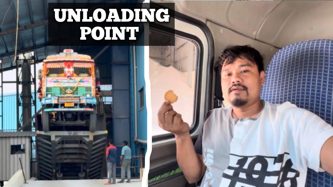 अनलोडिङ सिस्टम खतरा छ 🚛 | HYDERABAD TRIP COMPLETE 👍 | #vlog #bijayvlog 