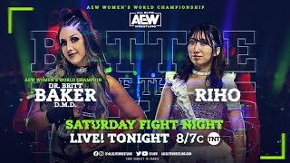 FULL MATCH - Britt Baker vs. Riho – AEW Women's Championship Match: AEW Battle of the Belts 2022