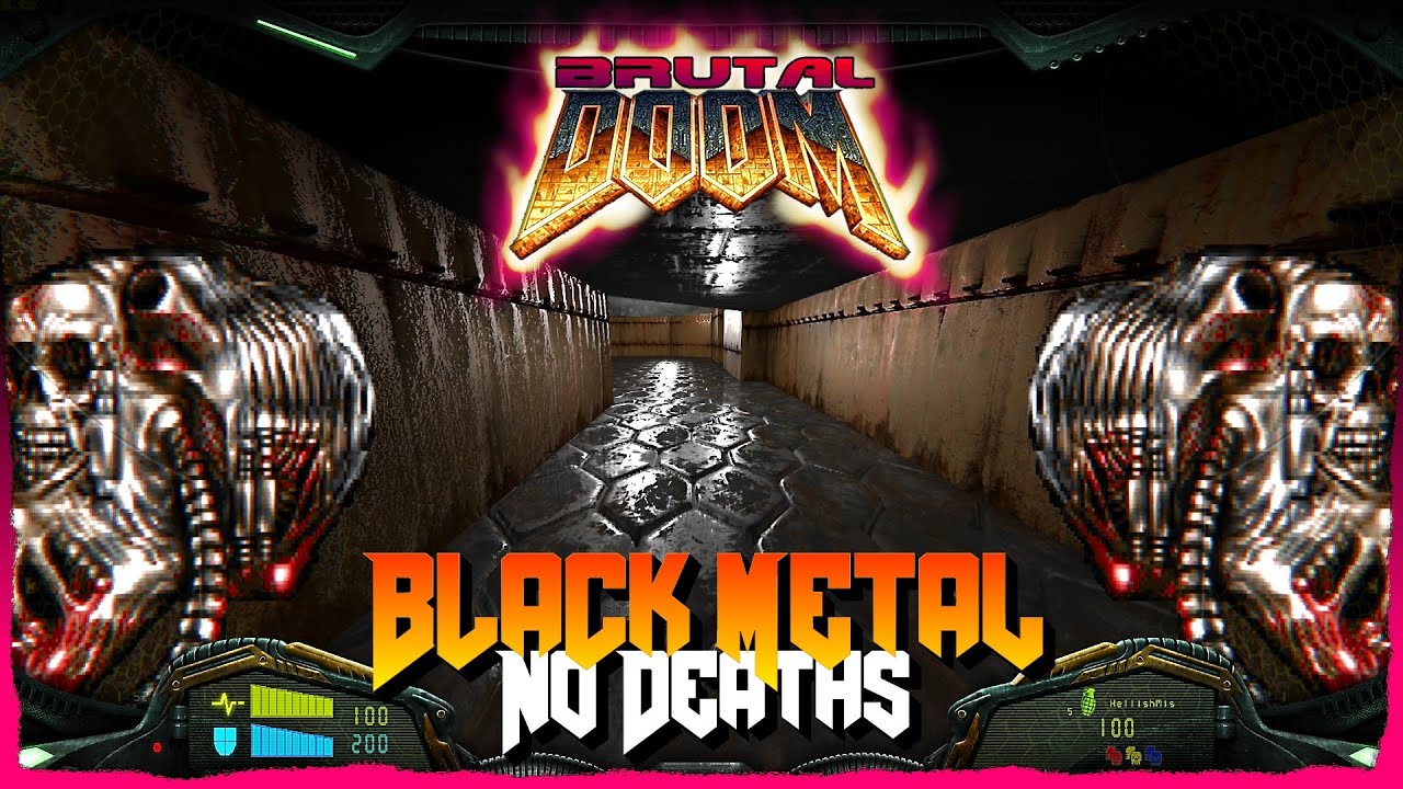 DARK Atmospheric Brutal Doom [Visor/Parallax/ReLite] EP1 Full Pistol Start - All Secrets [4k/60]