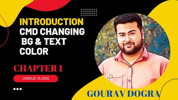 Command Prompt Introduction Chapter 1 (Change Background and Text Color)