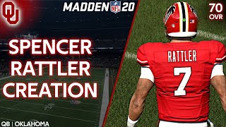 How to make / create QB Spencer Rattler Madden 20 Oklahoma Sooners PS4 | Xbox 1 | PC