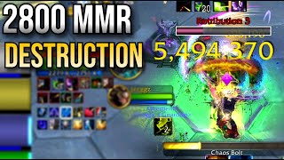 Unleashing Chaos The Art Of Destro Lock In Pvp 2800 Mmr Wow Arena