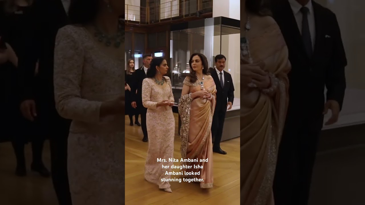 Mrs.Nita Ambani supported her daughter, Isha Ambani, in her role as Co-Chair of the British Museum