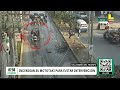 Pareja arrojaba desmonte e incendian mototaxi intervenida en frente de Serenazgo