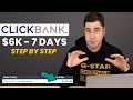 Clickbank For Beginners: How I Made $6000 In 7 Days Sending 2 Emails! (Step By Step)