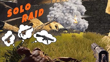 F1 Grenade Raid and Counter Raid | Rust Solo - The Ugly Base: Part 3