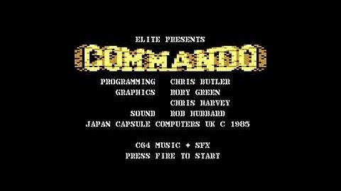Commando Arcade - C64 - New Version - Full Game