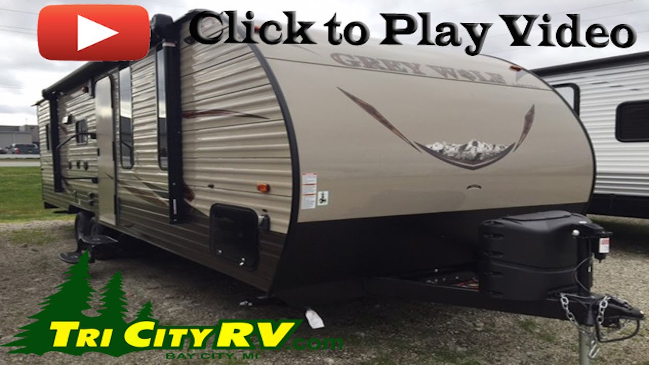 Forest River Grey Wolf Toy Hauler 22RR Travel Trailer Tri City RV Bay