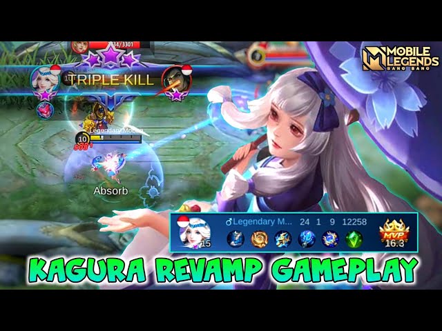 Kagura Revamp 2021 Legendary Gameplay - Mobile Legends Bang Bang 