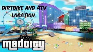 Where To Find The Atv And Dirt Bike In Mad City Youtube - roblox mad city dirt bike