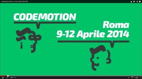 Codemotion Roma 2014 - Preview video