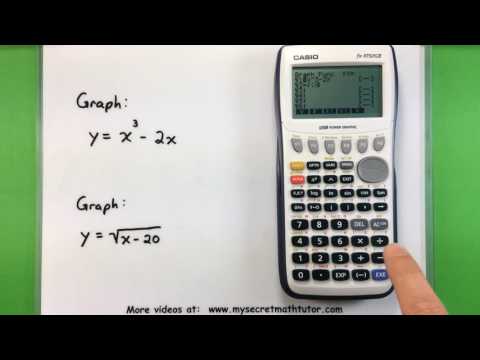 Basic Math - Graphing with a Casio fx-9750GII Calculator