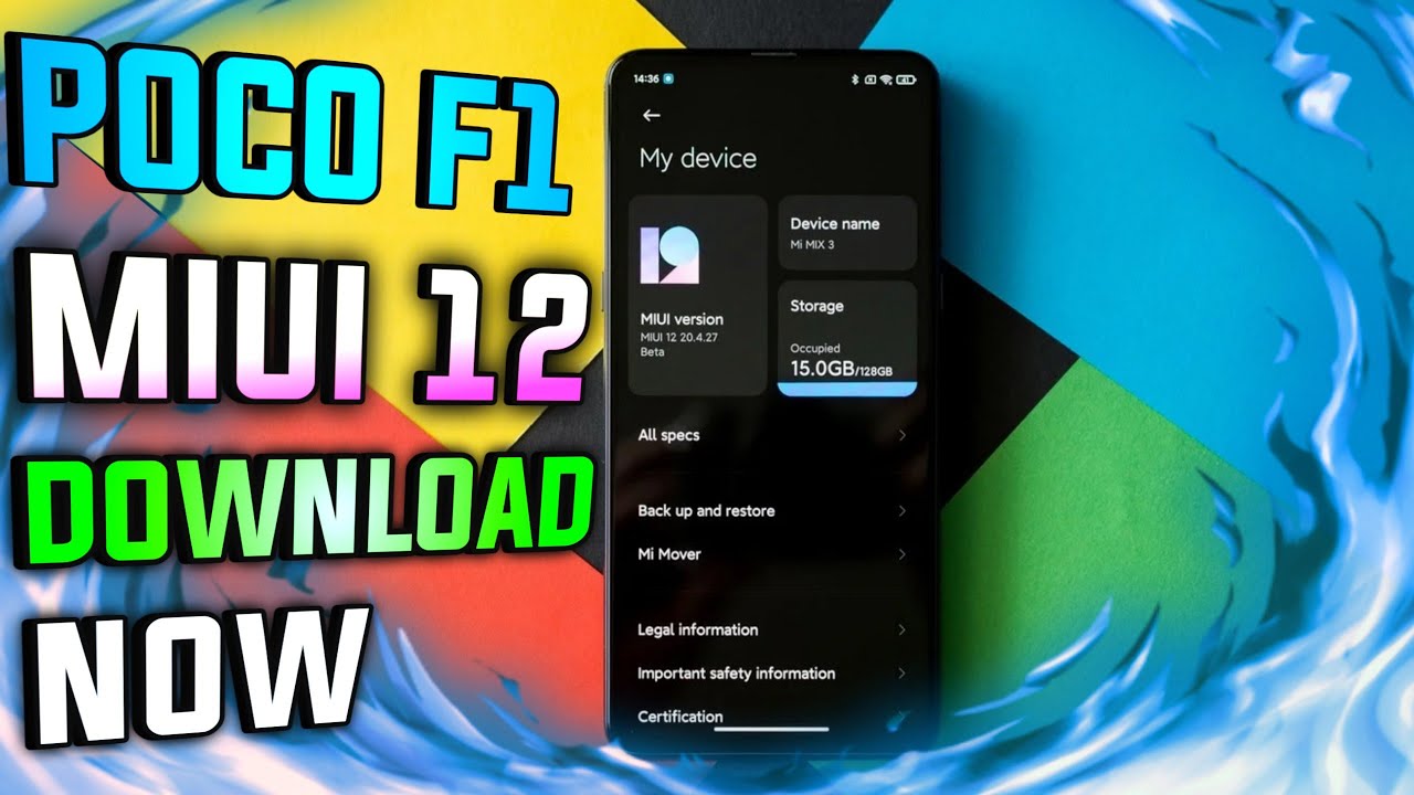 Poco F1 MIUI 12 OTA Update Download |  How To Install MIUI 12