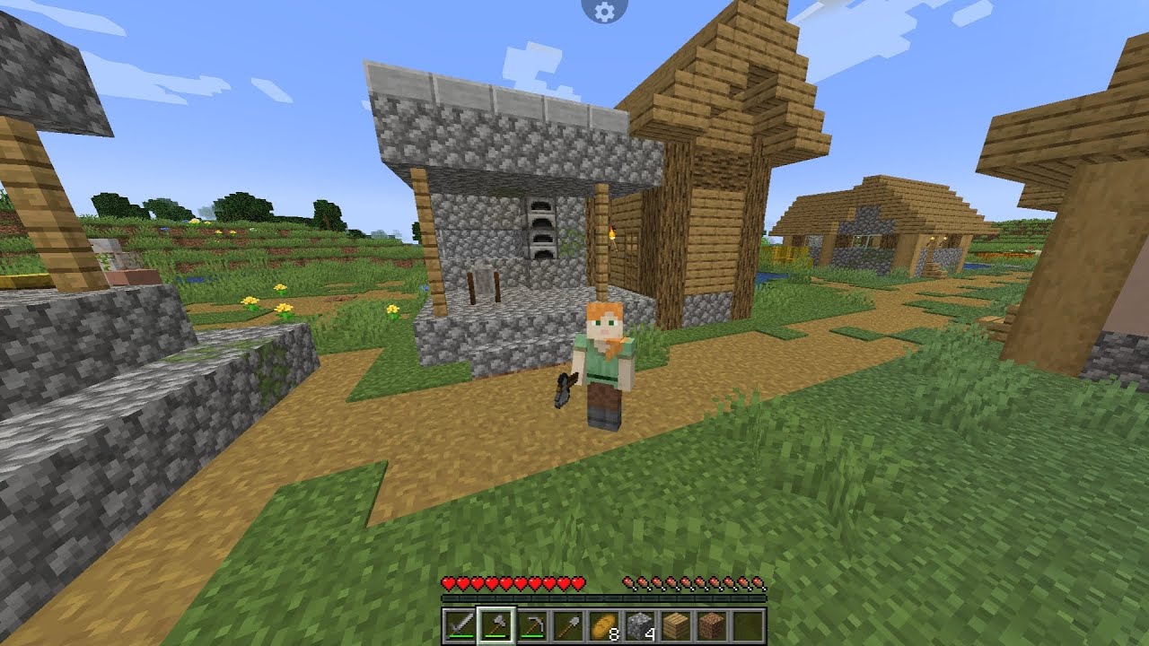 Minecraft series part 1 and I found village - YouTube