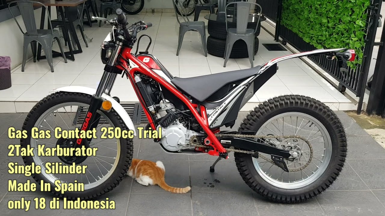 GAS GAS CONTACT 250 2T 2019, TRIAL BIKE MADE IN SPAIN - YouTube
