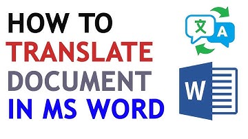 How to Translate a Word Document into another language in Microsoft Word || word tutorial