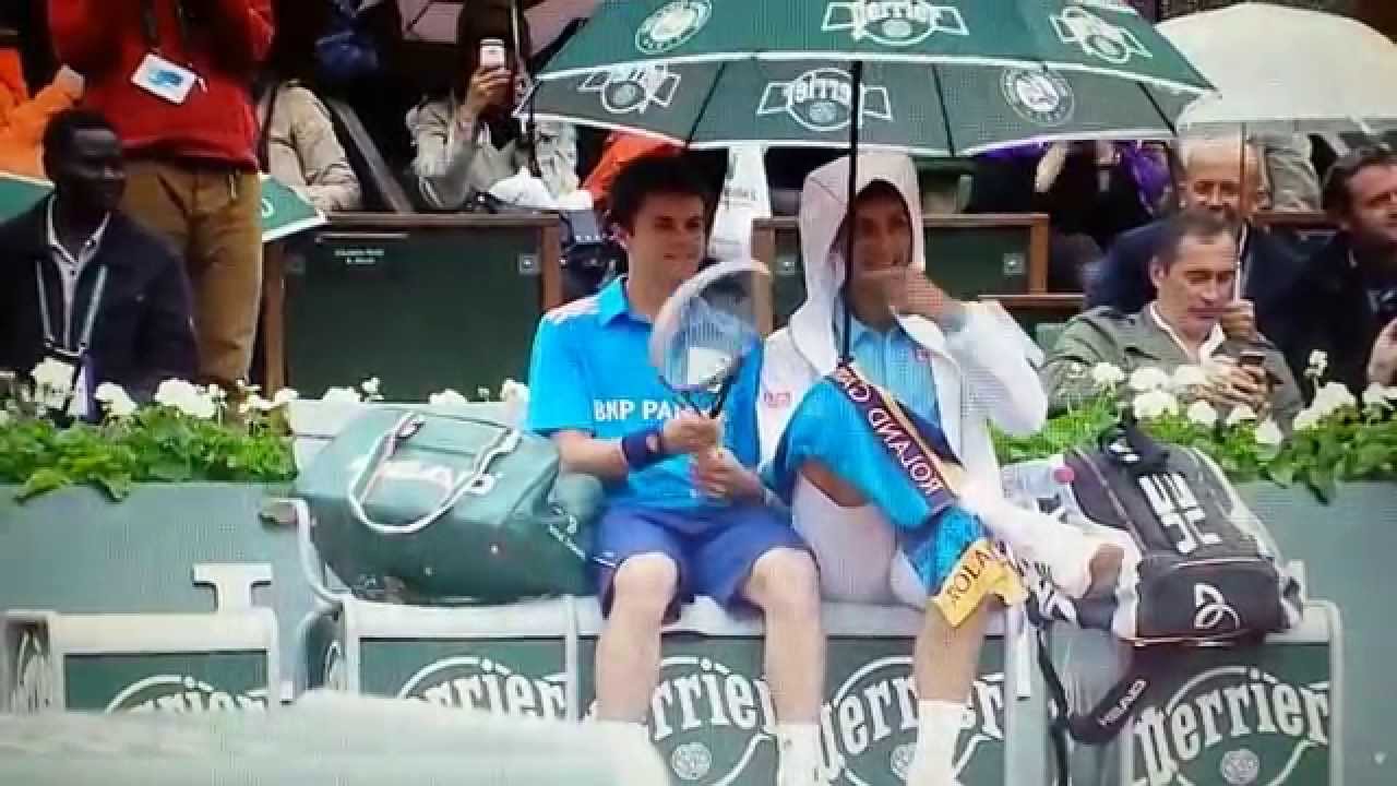 Top Moment Novak Djokovic Funny With Ball Kid Roland Garros 14 Youtube