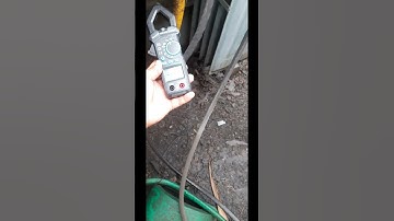 Voltage Detection using NCV function of Clamp Meter.