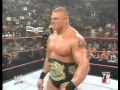 Triple h interrupts brock lesnar and then gets interrupted by the undertaker