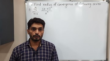 Basic Complex Analysis - Unit 3 - Lecture 10 - Finding Radius of Convergence of Series