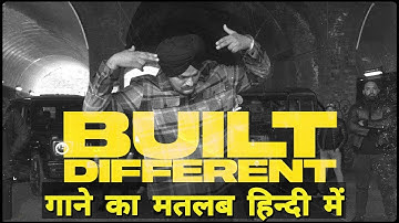 Built Different (Lyrics Meaning In Hindi) | Sidhu Moose Wala | The Kidd | Moosetape | Latest Songs