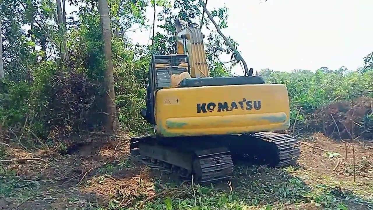 cek excavator Komatsu kerja steking