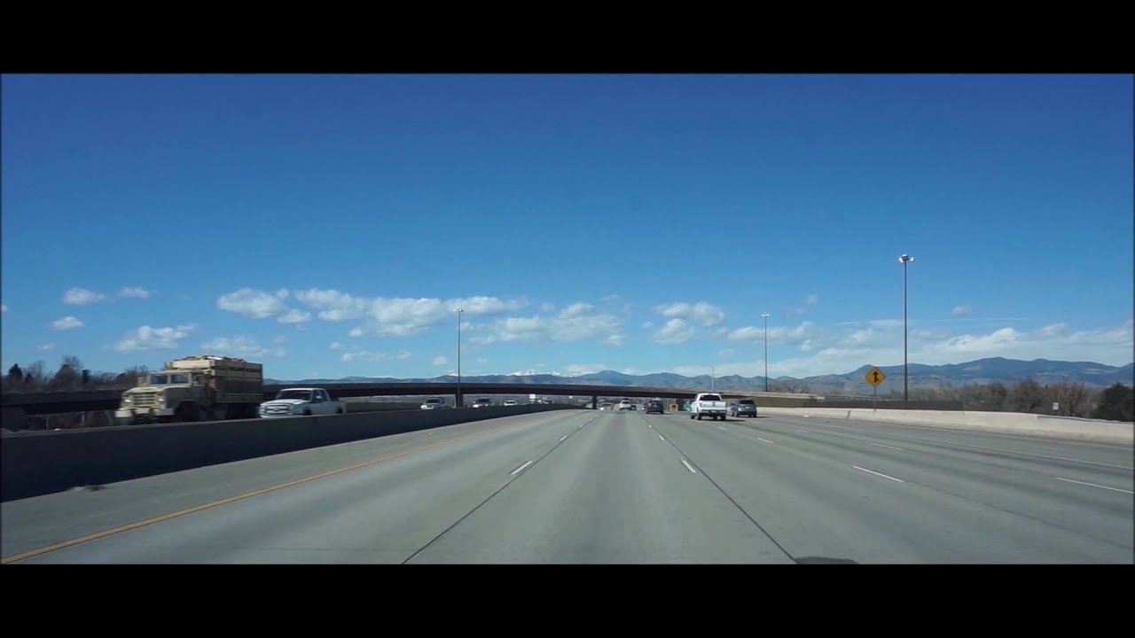 I70 West Leaving Denver YouTube