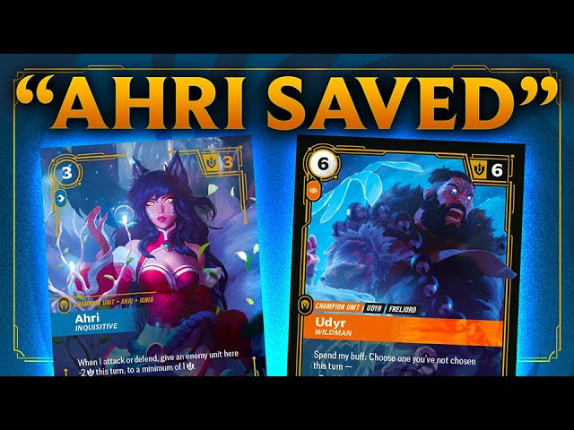 Ahri Champion Unit Riftbound