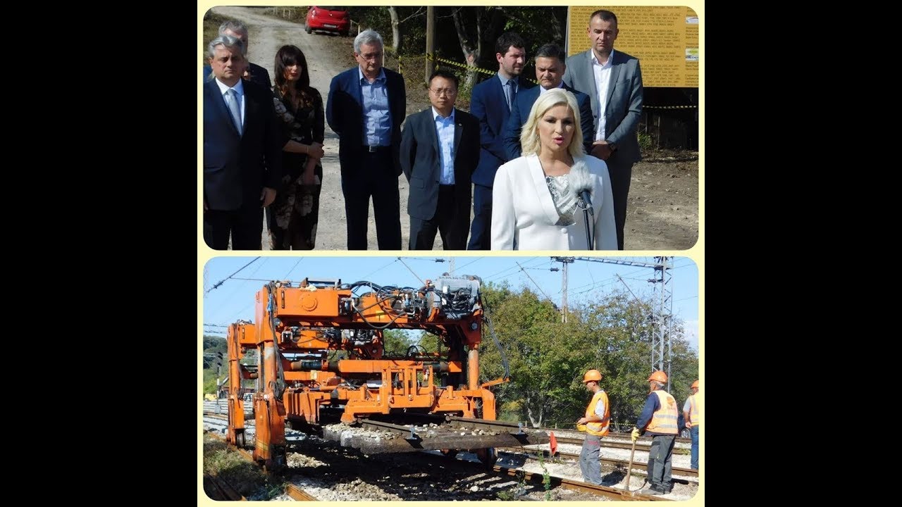 Obilazak radova na rekonstrukciji pruge Jajinci - Mala Krsna