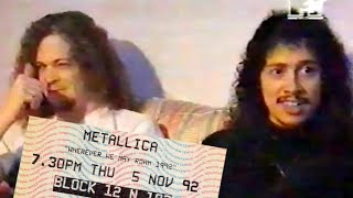 Metallica - Birmingham 05.11.1992 (TV) Live & Interview