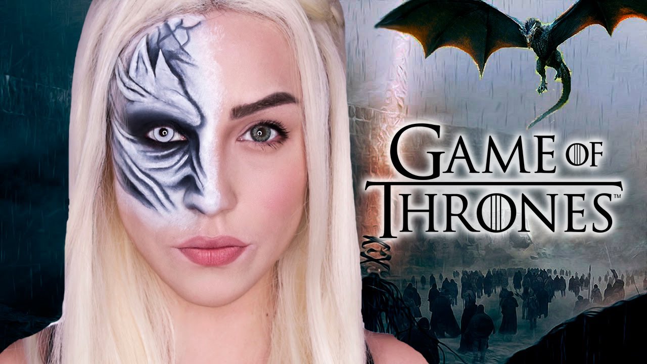 GAME OF THRONES - MAQUIAGEM DAENERYS TARGARYEN | WHITE WALKERS