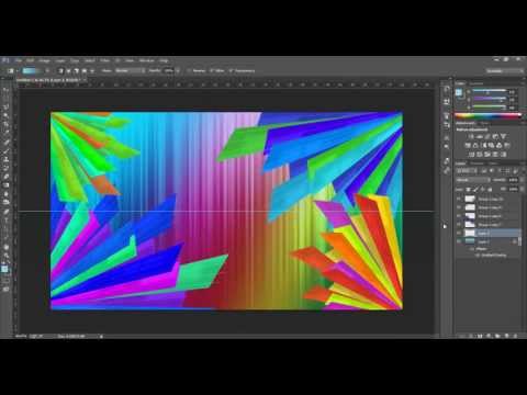 Photoshop CC - Rainbow Explosion!