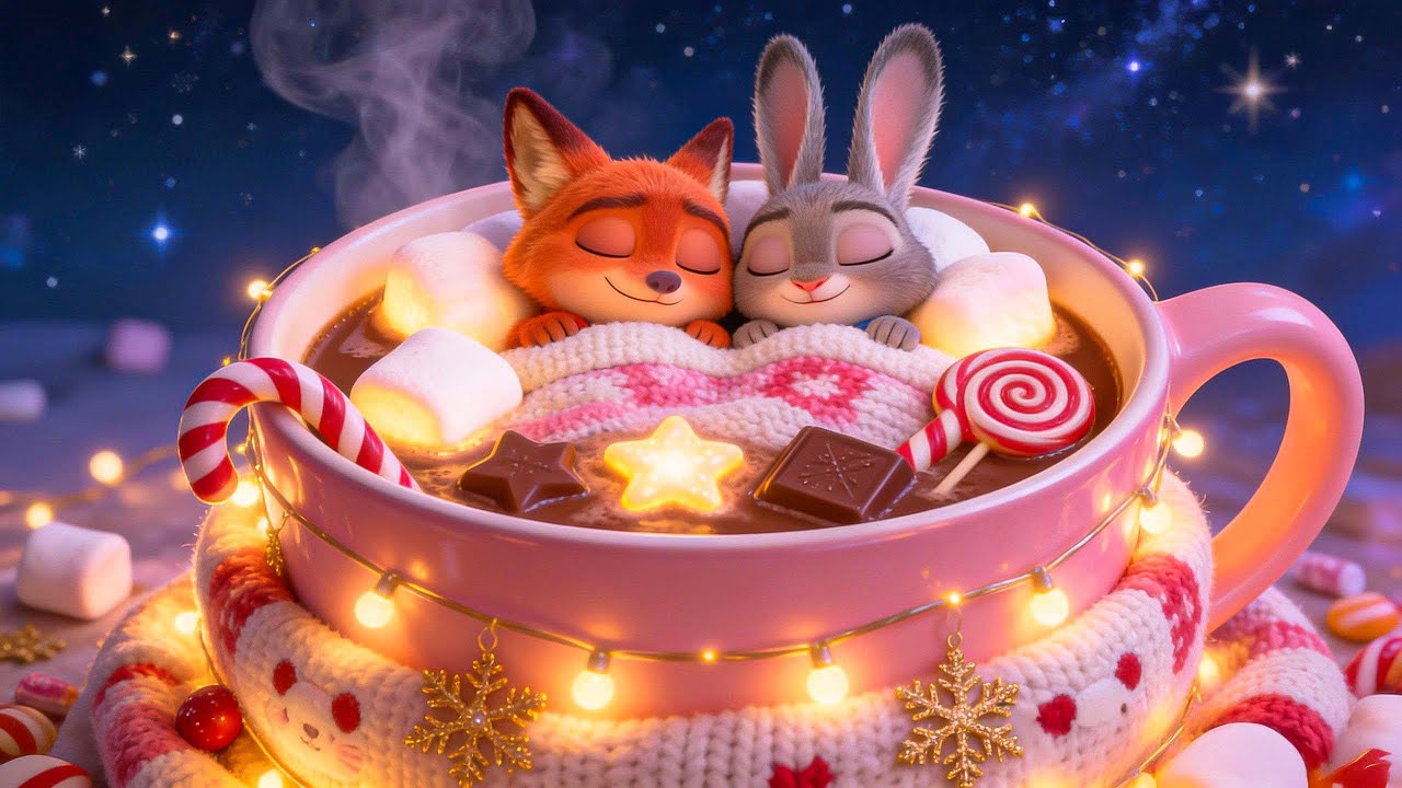 Cozy Zootopia Piano ✨ Dreamy Candy Land Music for Sweet Dreams