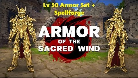 AQ3D News!  New Spellforge Gear & Lv 50 Armor Set #aq3d #spellforge #armorset