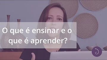 O que é o ato de ensinar?