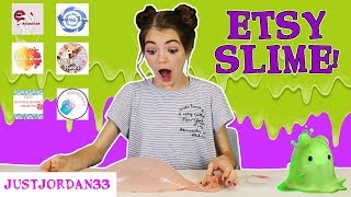 100% HONEST FAMOUS ETSY  SLIME SHOPS REVIEW /JustJordan33