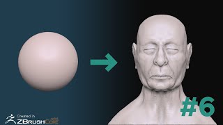 Sculpting A Human Head In ZBrush Core Mini - Secondary Forms #6
