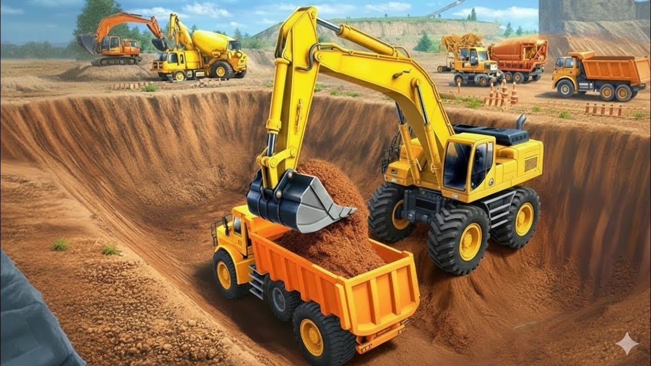 city construction heavy excavator simulator 3d | Heavy Excavator & Truck | 2026 for Android 